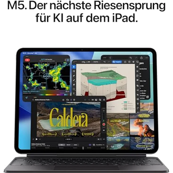 Apple iPad Pro 13" (2025) Wi-Fi 256GB Space Schwarz – M5 Chip, Ultra Retina XDR Display, Modell MDYJ4TY/A – Bild 3