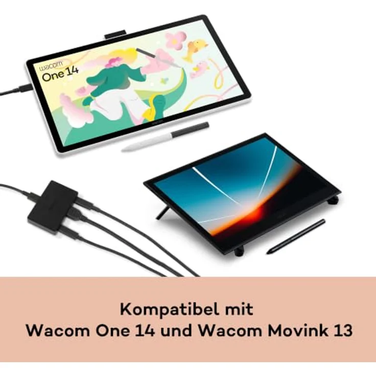 Wacom HDMI Converter Kit, Anschlusslösung für Wacom One 14 und Wacom Movink mit HDMI- und USB-Kabeln – Bild 5
