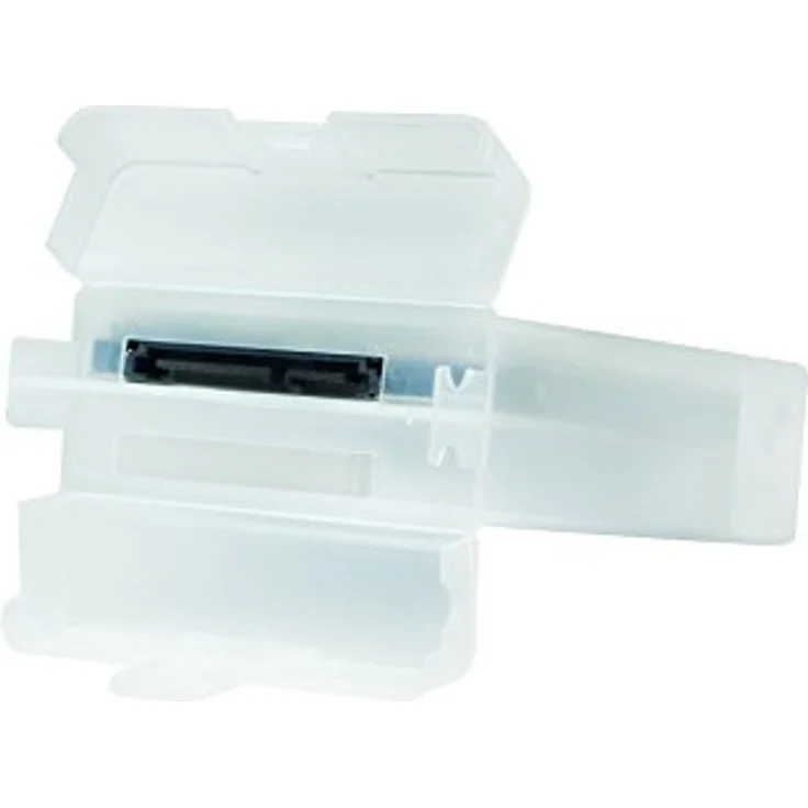 LogiLink UA0133 Festplatte Schutzhülle für 2x 6,35 cm (2,5 Zoll) HDD - SSD, transparent – Bild 6