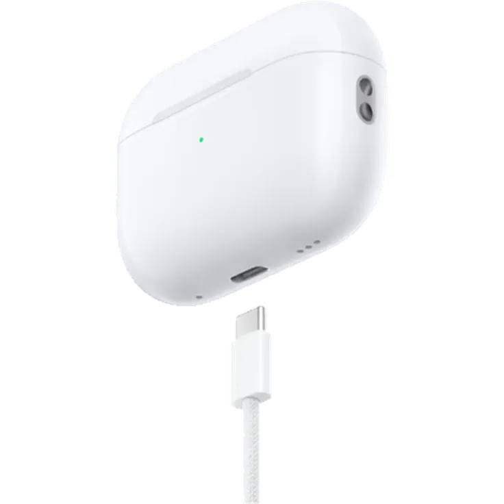 Apple AirPods Pro 2. Generation (2023) mit USB-C und MagSafe Ladecase, True Wireless In-Ear-Kopfhörer, Noise Cancelling, Weiß – Bild 3