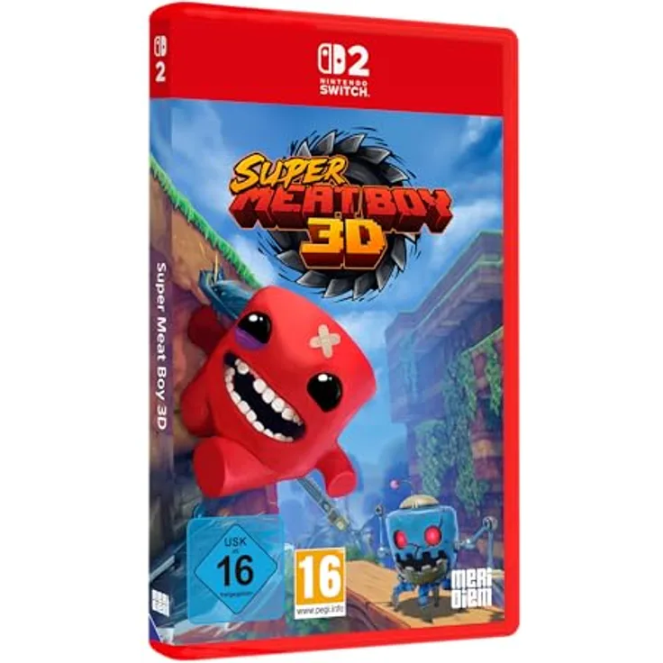 Meridiem Games Super Meat Boy 3D, Nintendo Switch 2 Spiel mit epischen Bosskämpfen und herausfordernden Levels