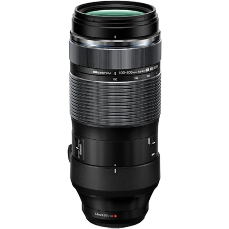 OM SYSTEM M. Zuiko Digital ED 100-400mm F5.0-6.3 IS, Supertelezoom-Objektiv für Micro-Four-Thirds, wetterfest, schwarz – Bild 1