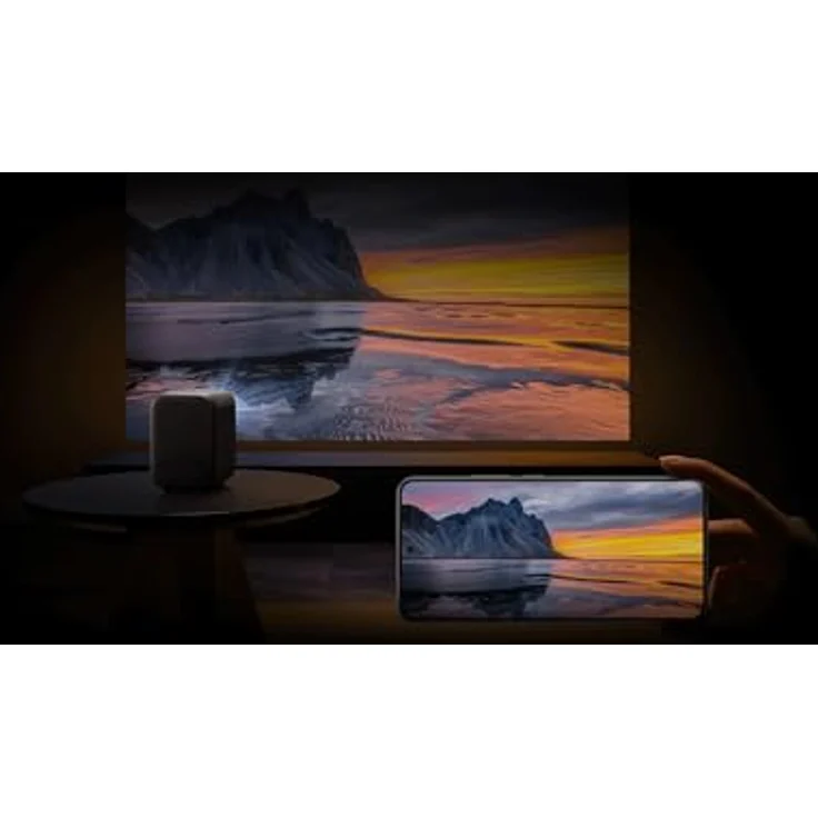 Xiaomi Smart Projector L1, Full HD Beamer mit 200 lm, automatischer Keystone-Korrektur und Google TV, schwarz – Bild 9