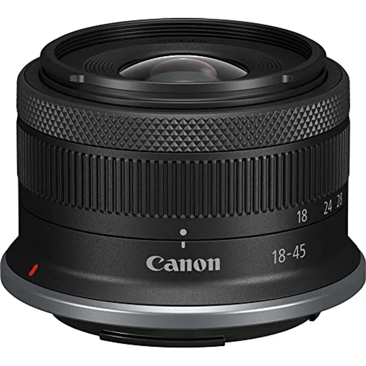 Canon RF-S 18-45mm F4.5-6.3 is STM Kamera Objektiv (kompatibel mit EOS R Systemkamera, 4 Stufen Bildstabilisator, manueller Modus, STM-Motor für präzise Fokussierung) schwarz – Bild 1