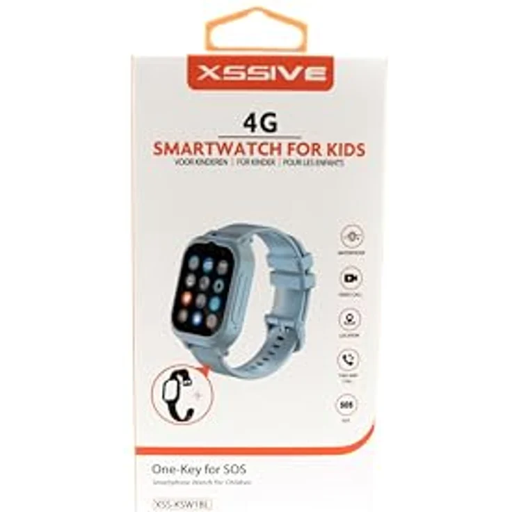 COFI 1453 4G Smartwatch für Kinder mit Videotelefonie & GPS, Blau – Bild 3