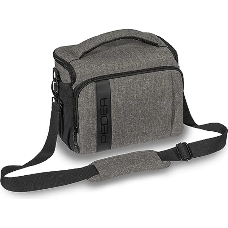 Pedea Kameratasche Gr. XL Fashion Foto Tasche mit Regenschutz und Zubehörfächer, hellgrau - Preisvergleich – Bild 1