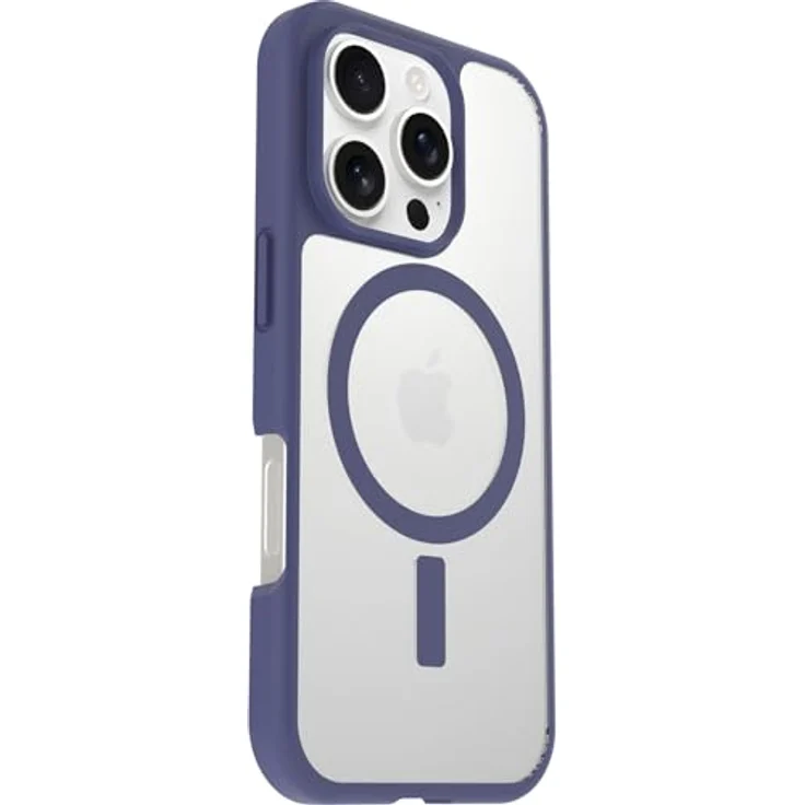 OtterBox Sleek Series MagSafe Hülle für iPhone 16 Pro, stoßfest, ultraschlank, transparent/lila, getestet nach Militärstandard, ohne Einzelhandelsverpackung – Bild 4