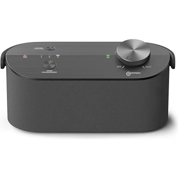 Geemarc SONARYA TV Lautsprecher, Bluetooth Lautsprecher mit KI-gestützter Geräuschunterdrückung, 16 Stunden Akkulaufzeit und 50 Meter Reichweite – Bild 3