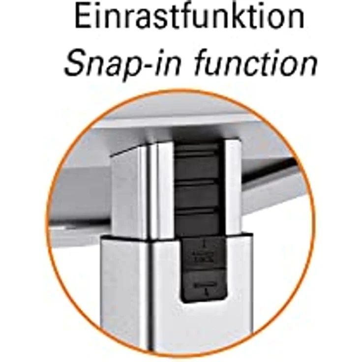 myWall Laptop Ständer HT45L, Ergonomische Laptop-Halterung für den Schreibtisch, Notebook und MacBook Ständer kompatibel für 11-17 Zoll Laptops, belüfteter Laptop Ständer-Halter für Laptops – Bild 4