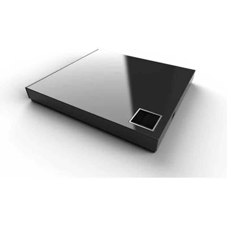 Asus SBW-06D2X-U externer Slim Blu-Ray BDXL Brenner (6x BD-R (SL/DL), 8x DVD±R, 6x DVD±R DL, 5x DVD-RAM, USB 2.0) inkl. Cyberlink Power2Go, Hochglanz Schwarz – Bild 4