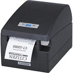 Citizen CT-S2000, Thermodrucker mit 203dpi, USB, schwarz, 220 mm/s, variable Papierbreite bis 82,5 mm, integrierter Cutter