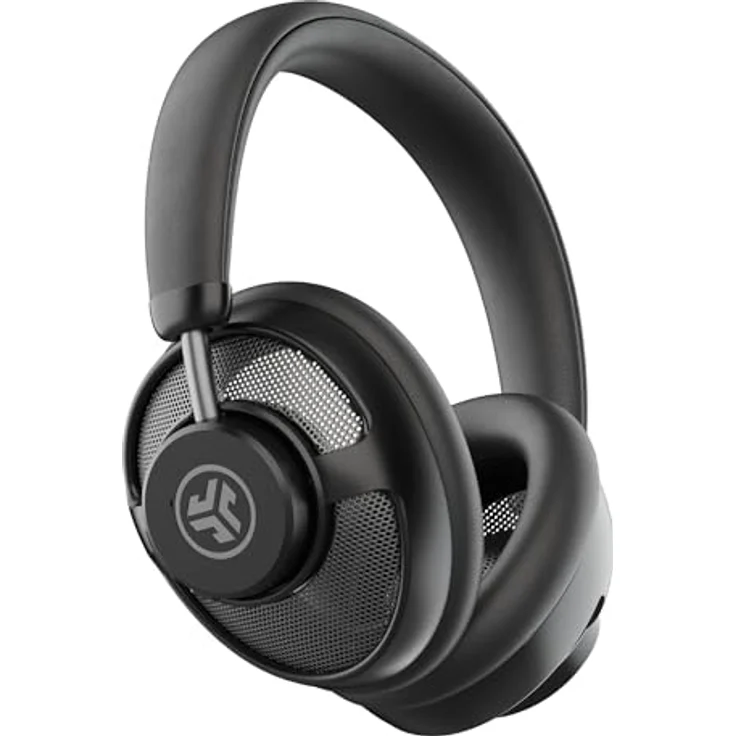 JLab JBuds Open Ear, Kabellose Over-Ear Bluetooth Kopfhörer mit Open-Back Bauweise, 24+ Std. Akkulaufzeit, Dual-Treiber, atmungsaktive Passform, Schwarz – Bild 1