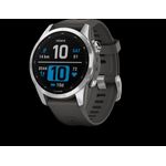 Garmin fenix 7S (42 mm), GPS-Multisport-Smartwatch mit physiologischen Messwerten und Garmin Pay, schwarz