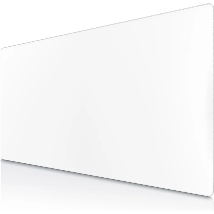 Titanwolf XXXL Gaming Mauspad, 1600 x 800 mm, Speed Mausmatte mit gummierter Rückseite, weiss