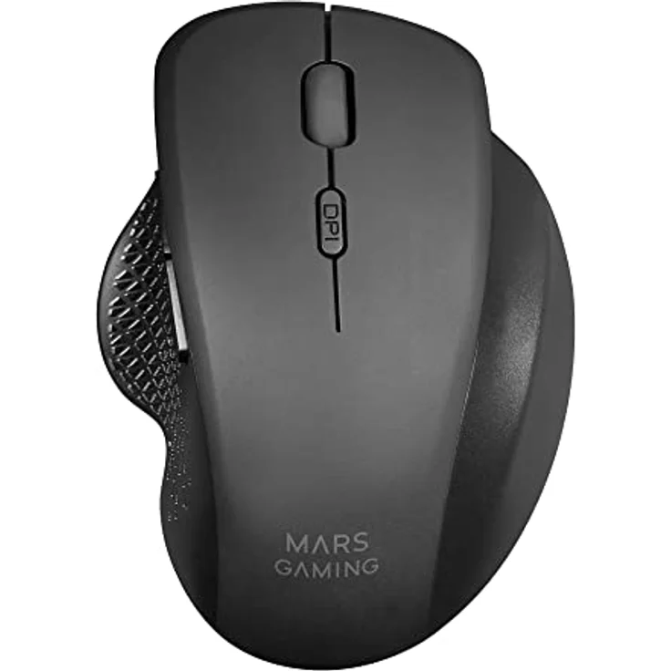 Mars Gaming MMWERGO, Ergonomische kabellose Gaming-Maus für PS4/PS5/XBOX/PC/Mac, 3200 DPI, Schwarz, Einheitsgröße – Bild 1