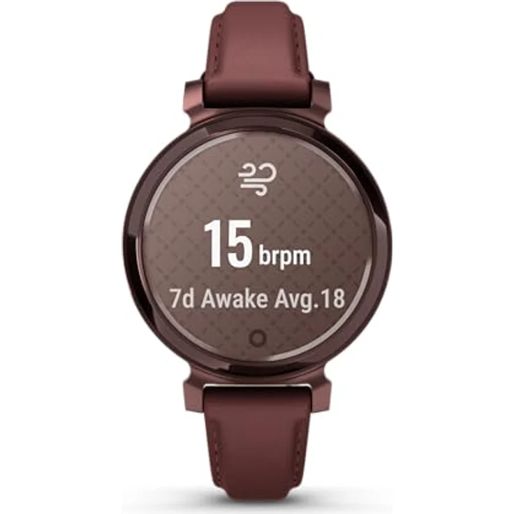 Garmin Lily 2, kleine und stilvolle Smartwatch, verstecktes Display, gemusterte Linse, bis zu 5 Tage Akkulaufzeit, Maulbeere – Bild 3