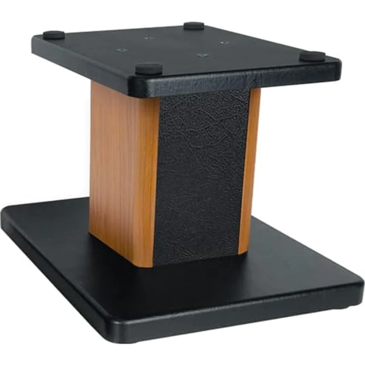 keepdrum SS041RW Boxenständer Tisch-Stative für Monitor-Lautsprecher Rosewood Palisander 1 Paar - Belastbar bis 40kg, Holz-Optik, Schall-Absorption – Bild 5