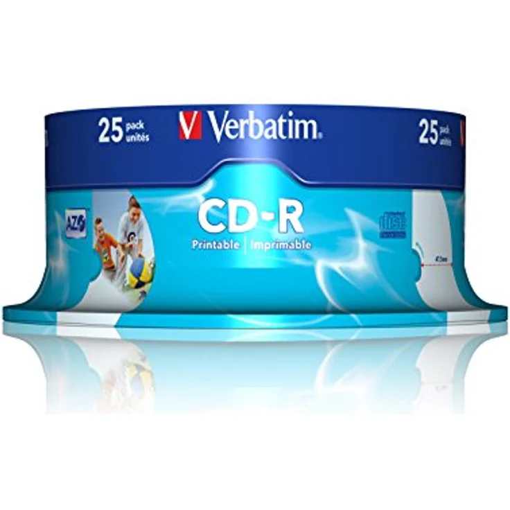 Verbatim CD-R AZO 700MB 52x Wide Printable Surface ID Cake 25 - Preisvergleich – Bild 3