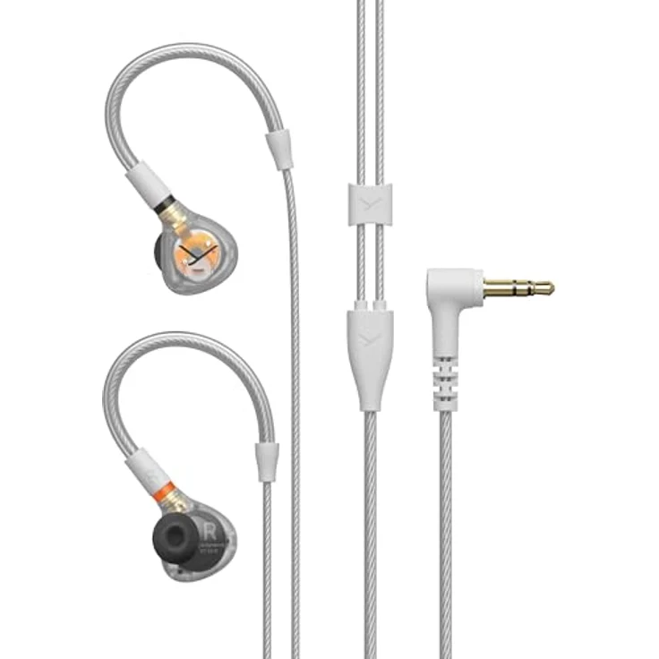 beyerdynamic DT 30 IE, In-Ear Kopfhörer mit dynamischem 1-Weg Treiber, IP54 Schutz, weiß-transparent – Bild 3
