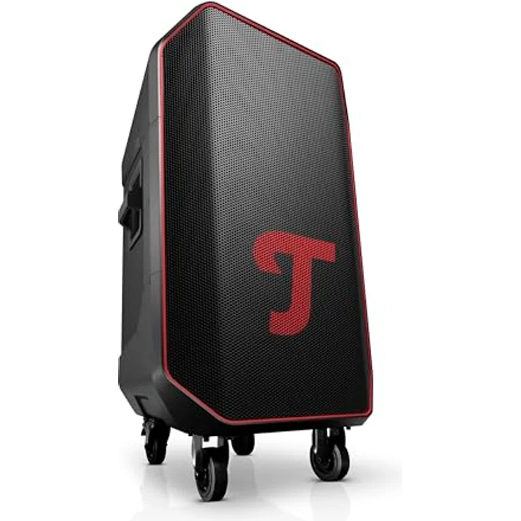 Teufel ROCKSTER 2, Mobiles Bluetooth Lautsprechersystem mit 440 W, 380 mm Tieftöner, über 15 Std. Akkulaufzeit, Schnellladefunktion, IPX2-zertifiziert, mit Rollen – Bild 1