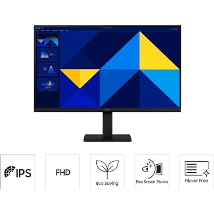 Samsung 27 Zoll Essential S3 S30GD, Full HD Monitor mit 100 Hz, IPS-Panel, Game Mode, Eye Saver Mode, Flicker Free, LS27D304GAUXEN – Bild 4