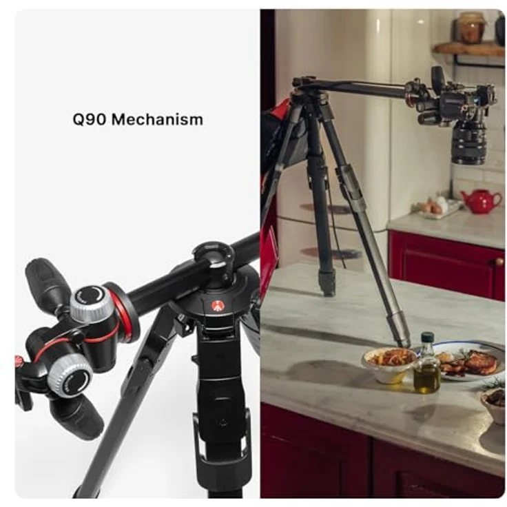 Manfrotto One Photo Alu Stativ mit XPRO 3-Wege-Neiger, präzises Kontrollsystem, Traglast bis 12 kg, italienische Handwerkskunst – Bild 5
