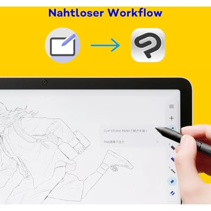Wacom MovinkPad11 - EU Version, Grafiktablett mit hochpräziser Druckempfindlichkeit und kreativer Softwarelösung – Bild 6