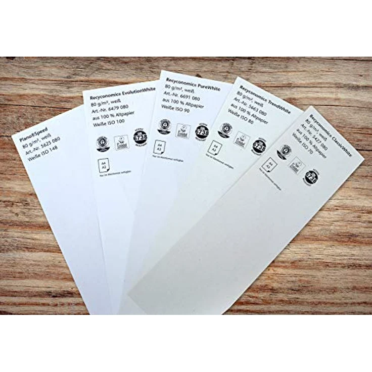 INAPA Recyconomic TrendWhite Druckerpapier 80er Weisse A4 500 Blatt 80g/m 100% recycelt - Preisvergleich – Bild 2