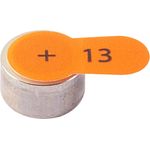 Intenso 80 Ultra Hearing Aid Typ 13 Zink-Luft Batterien, 8er Blister für Hörgeräte mit bis zu 78 Stunden Kapazität