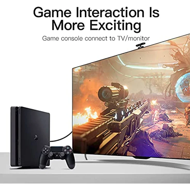 VENTION HDMI auf DVI Kabel, bidirektional DVI D 24+1 auf HDMI, 1080P, High Speed Adapterkabel, unterstützt 3D Full HD, für Raspberry Pi, Roku, Xbox One, Laptop, 5m – Bild 5