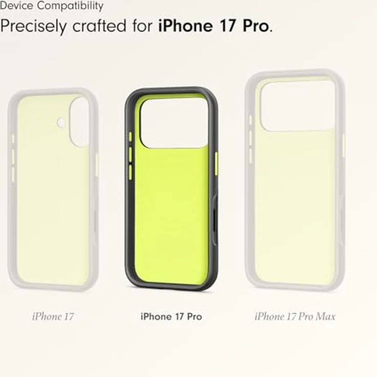 Beats iPhone 17 Pro Rugged Case mit MagSafe und Kamerasteuerung, stoßfest getestet, matte Außenseite mit Mikrofaser-Innenfutter – Bergnacht – Bild 3