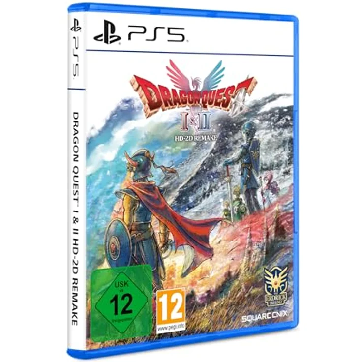 SQUARE ENIX Dragon Quest I & II HD-2D Remake [PS5], atemberaubende Neuauflage mit rundenbasiertem Kampfsystem und beeindruckender HD-2D-Grafik – Bild 2