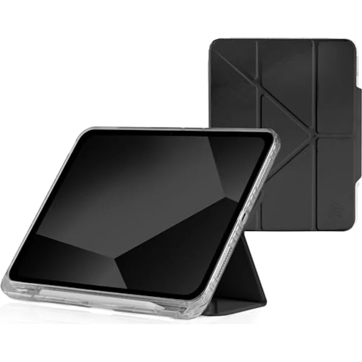 STM Goods OPP Schutzhülle für Apple iPad 10,9" (10. Generation 2022) - Schwarzes Origami Magnetic Cover, schlank, integrierte Apple Pencil Halterung – Bild 1