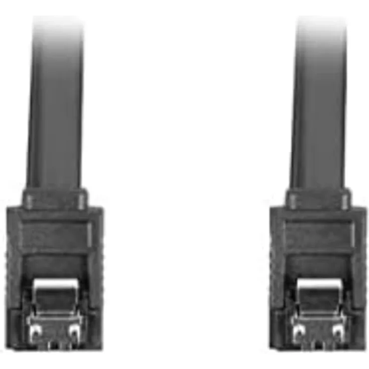 Lanberg SATA-Kabel, 50 cm, Serial ATA 150/300/600, schwarz