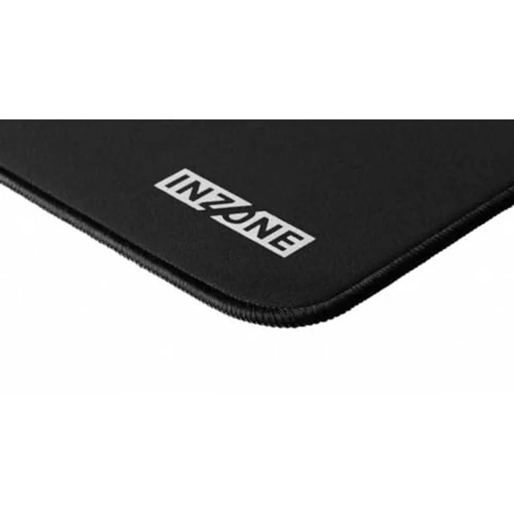SONY INZONE Mat-D Gaming-Mauspad, 400 mm x 480 mm, rutschfeste Gummi-Unterseite, genähte Kanten, Schwarz – Bild 2