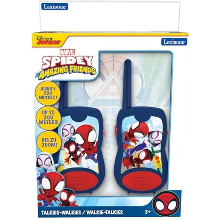 Lexibook® Walkie Talkie Spider-Man Marvel Funkgerät, blau, bis zu 100m Reichweite, für Kinder ab 3 Jahren – Bild 6