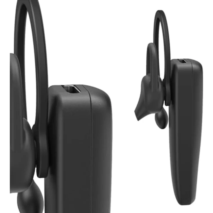 Hama MyVoice Essential Mono-Bluetooth-Headset, kabellos mit Sprachsteuerung, Schwarz – Bild 6