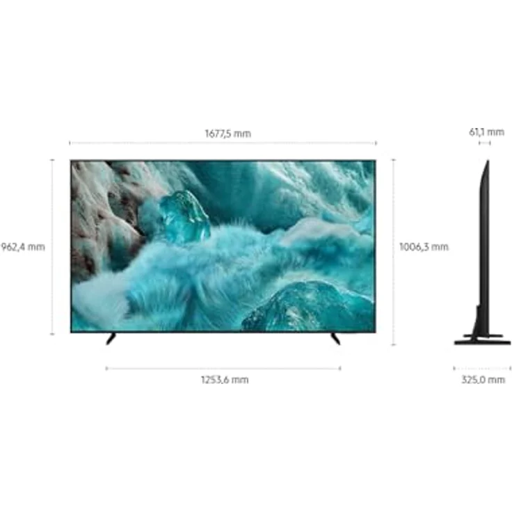 SAMSUNG QLED Q7F2 4K 75 Zoll (189 cm) Smart TV, Quantum Dot, Q4 AI Prozessor, 4K Upscaling, Knox Security, Gaming Hub, inklusive Premium Solar Smart Remote (2025) – Bild 4