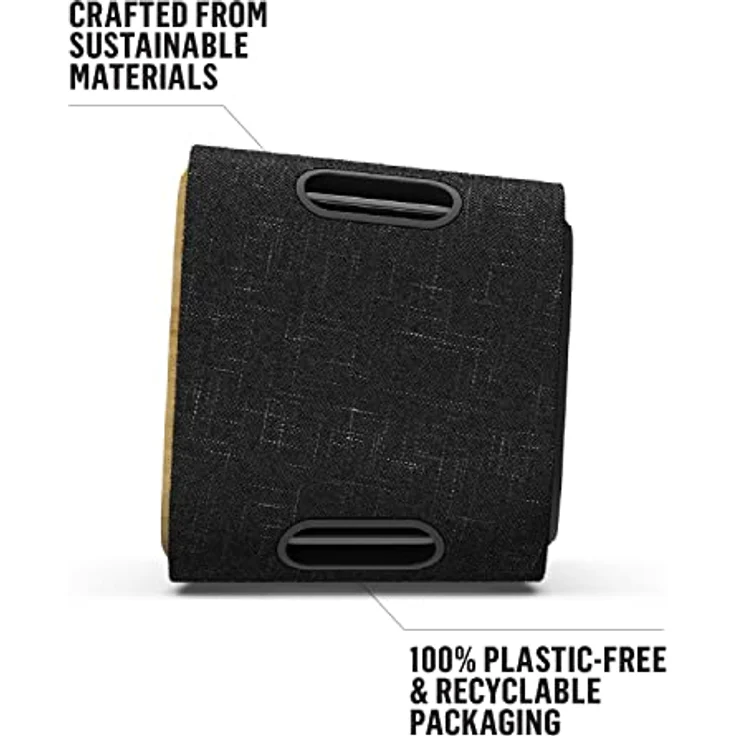 House of Marley Bluetooth-Lautsprecher Get Together 2 (20 h, Akkubetrieb), Bluetooth Lautsprecher, Gelb, Schwarz – Bild 3