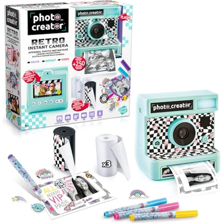 Canal Toys APPAREIL Photo INSTANT Retro Sofortbildkamera, CASCLK019 – Bild 1