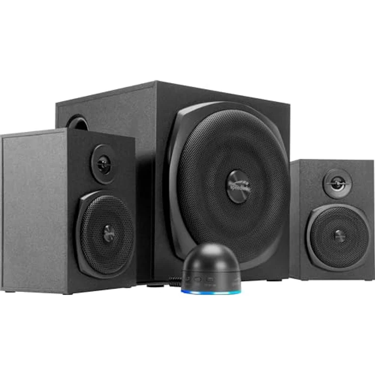 Speedlink GRAVITY LT 2.1 Subwoofer System, kraftvolles PC Lautsprechersystem mit Bluetooth und Fernbedienung, schwarz – Bild 2