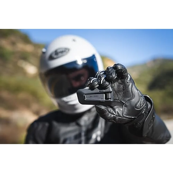 Cardo Packtalk PRO Kommunikationssystem Einzelset, Motorrad-Intercom mit Dynamic Mesh Communication, JBL HD-Lautsprechern und Sprachbedienung – Bild 3