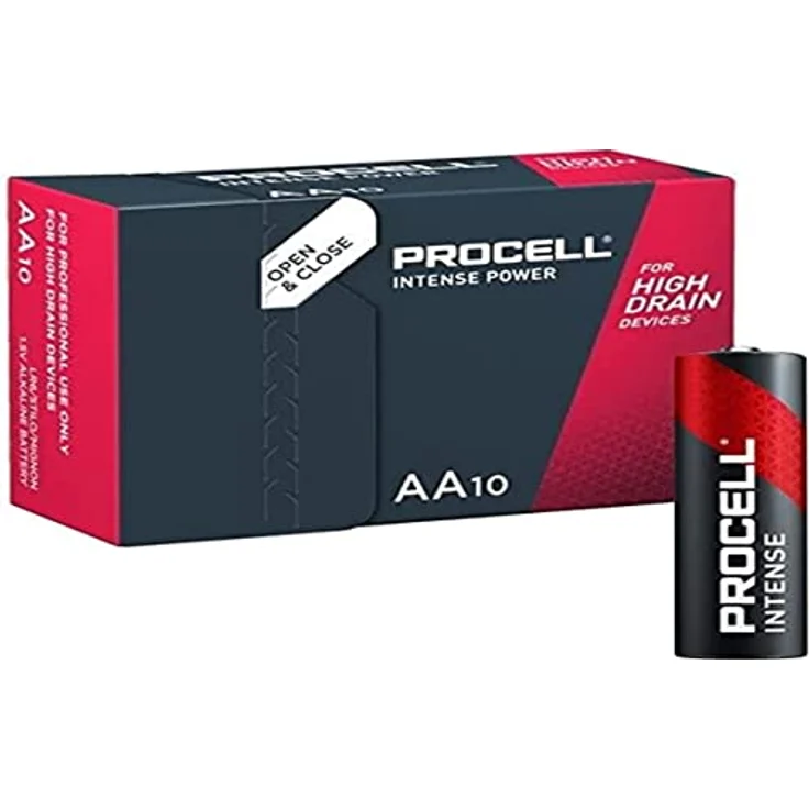 Procell - Intense AA Mignon Batterie - 10er Packung - Premium Marke von Duracell – Bild 2