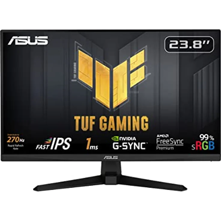 ASUS TUF Gaming VG249QM1A | 24 Zoll Full HD Monitor | 270 Hz, 1ms GtG, G-Sync kompatibel FreeSync Premium | Fast-IPS Panel, 16:9, 1920x1080, DisplayPort, HDMI – Bild 1