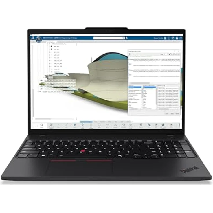 Lenovo ThinkPad P16s Gen 4, 16" Notebook mit AMD Ryzen AI 7 350, 32 GB RAM, 1 TB SSD, Touchscreen, schwarz – Bild 2