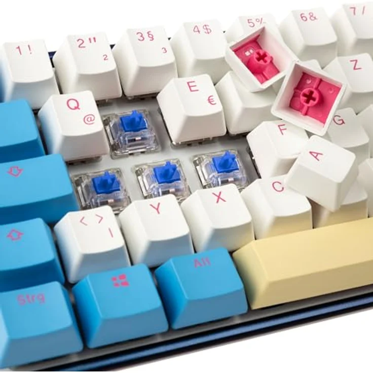 Ducky Mecha SF Limited Dawn Edition, RGB LED Gaming-Tastatur - MX-Blue – Bild 5