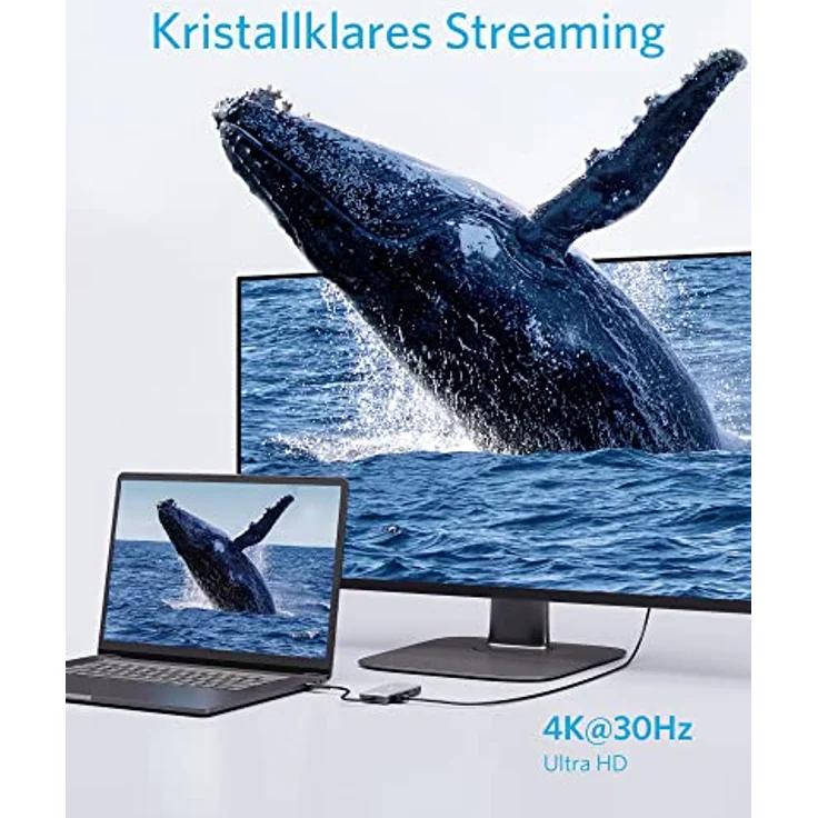 Anker 341 USB-C Hub (7-in-1), Grau (A83460A3) – Bild 4