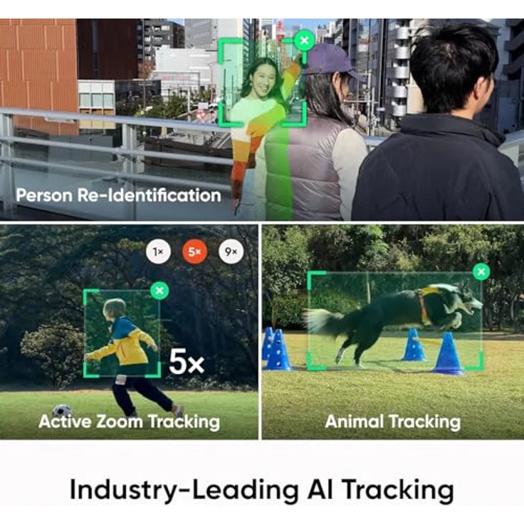 Insta360 Flow 2 AI Tracker Bundle, Smartphone Gimbal mit 10 Stunden Akkulaufzeit, Grau – Bild 4
