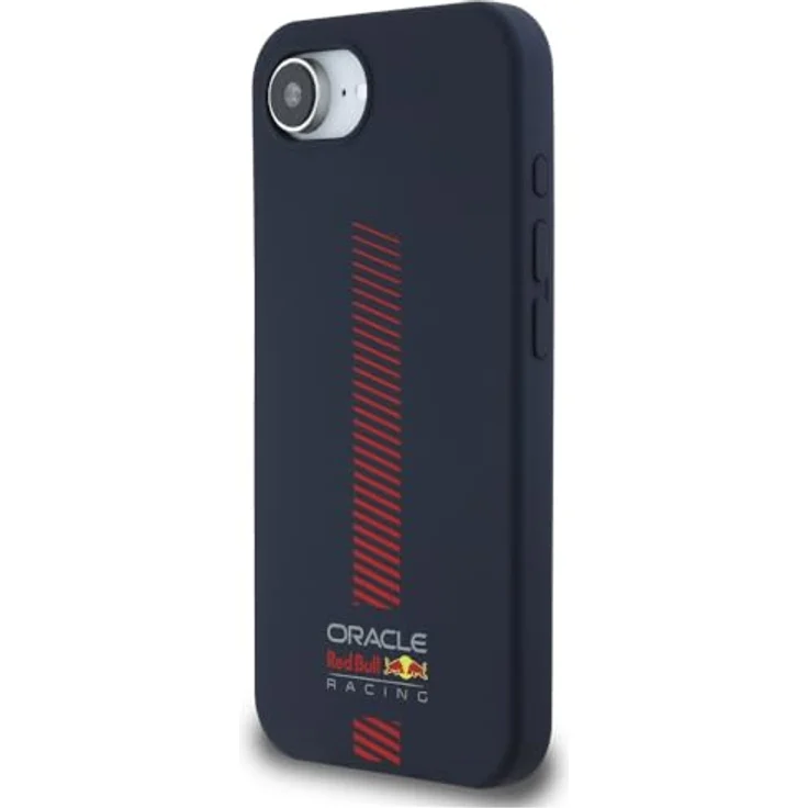 Red Bull Case Silicone w/ Powerbar MagSafe für iPhone 16e, navy blue - Hochwertige TPU-Hülle mit sportlichem Design und integrierter MagSafe-Funktion – Bild 2