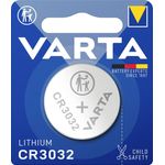 Varta Knopfzelle CR 3032, 3V Lithium Coin mit 5500 mAh, Blisterpackung